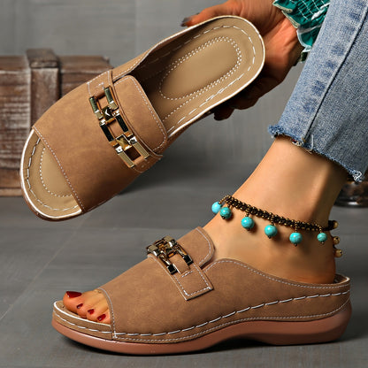 Elivora - Orthopedic Summer Sandal with Support Heel