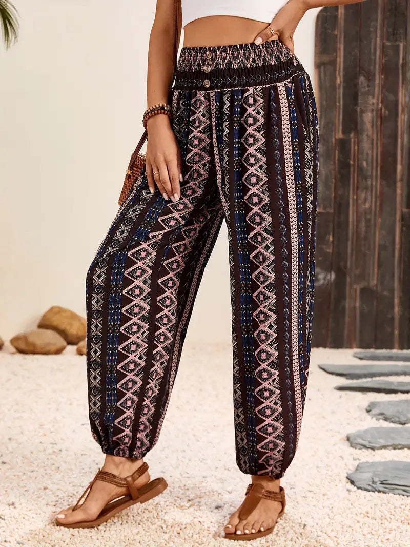 Henriky | Boho high-waisted trousers