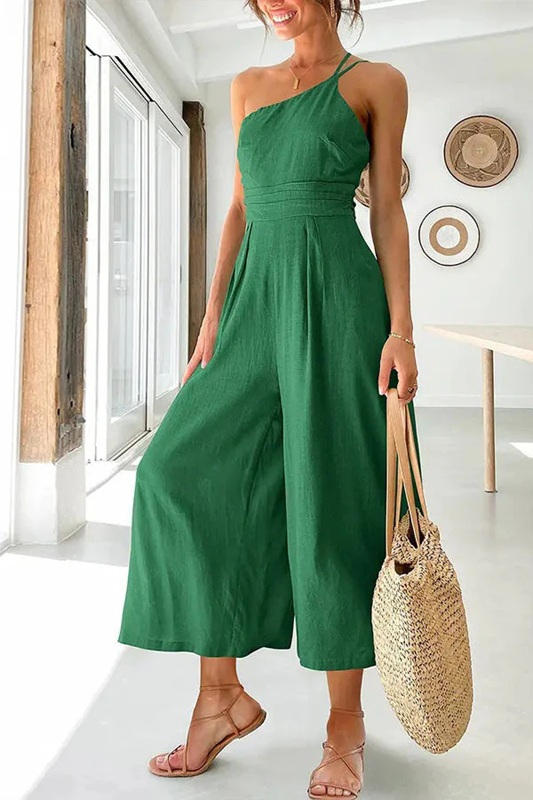 YANA | Women's one-shoulder jumpsuit
