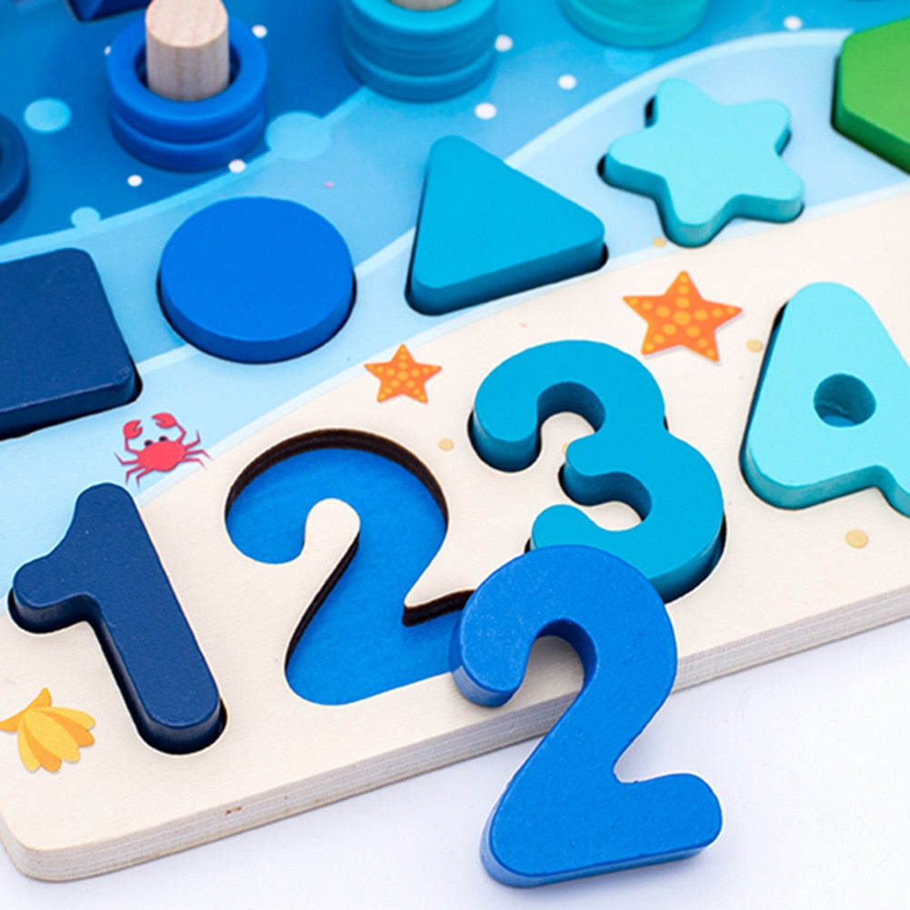 Woods™ | Develop the skills - Montessori wooden playboard