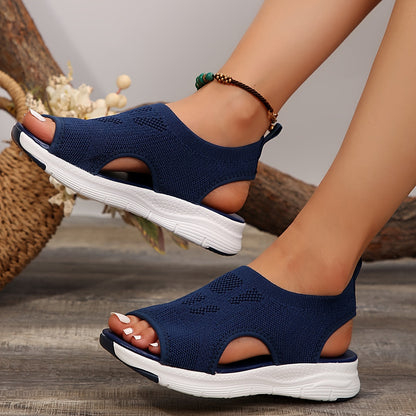 Zavira - Orthopedic Stretch Slip-on Sandal with Thick Sole