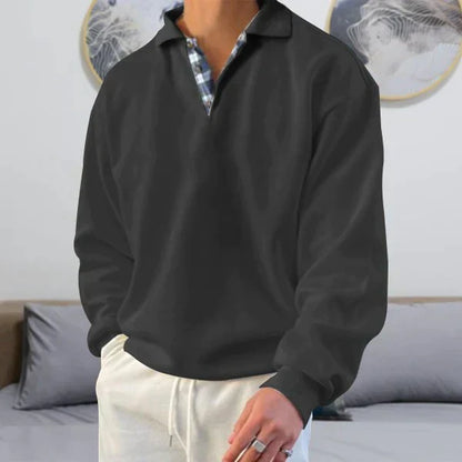 Men's Casual Polo Sweater | Ocean