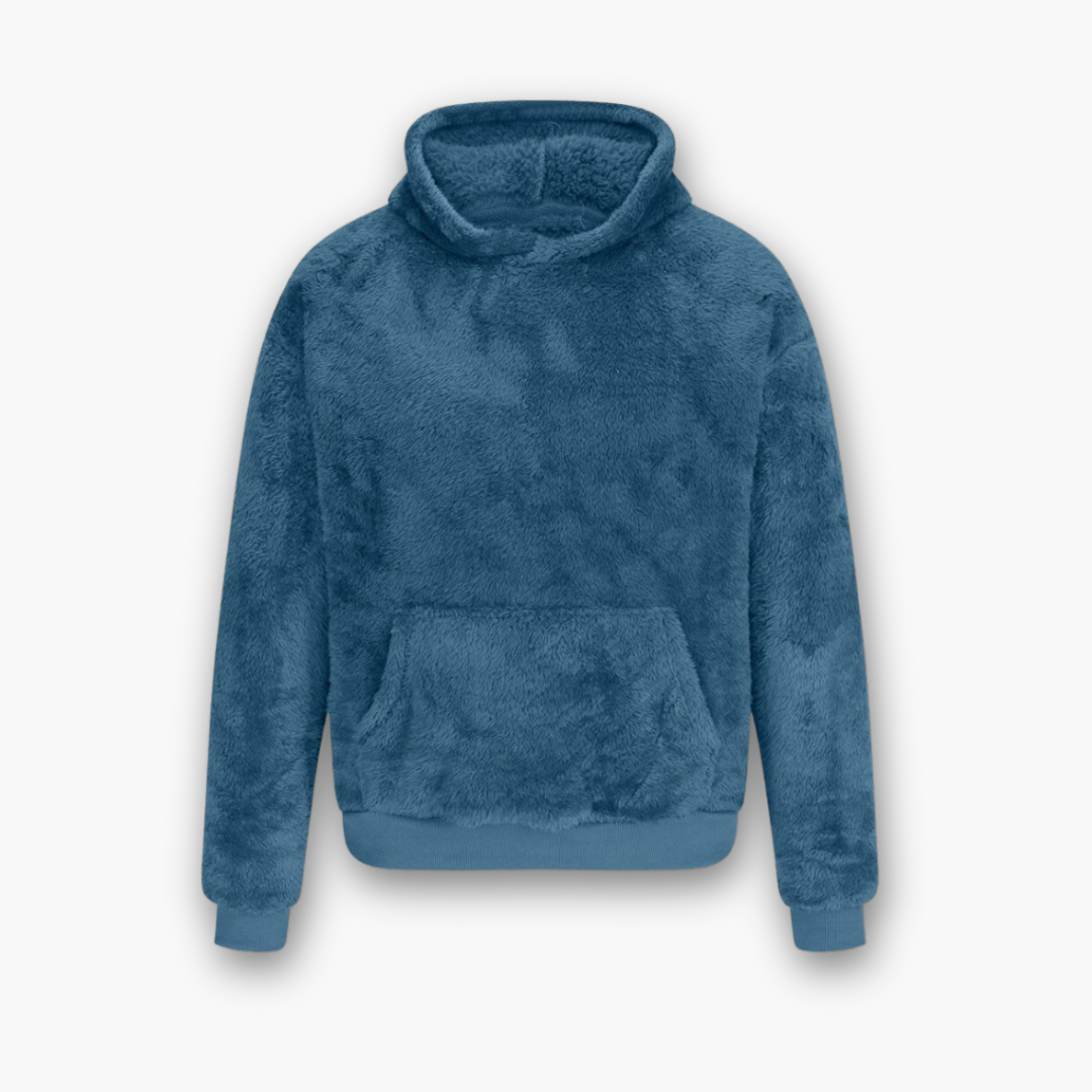 Stijn | Warm, fluffy hoodie for men