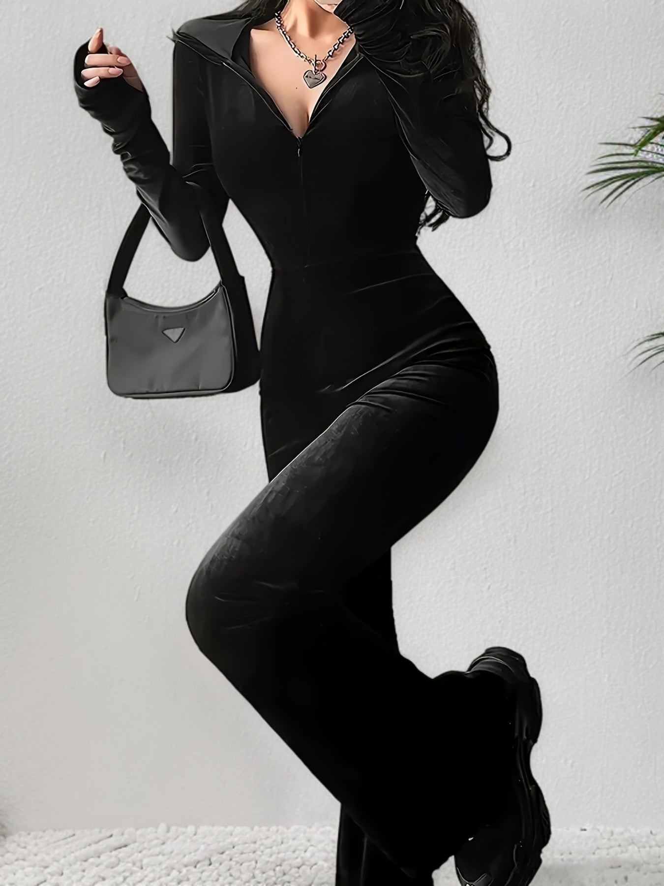 Celeste™ Velvet Luxury Jumpsuit