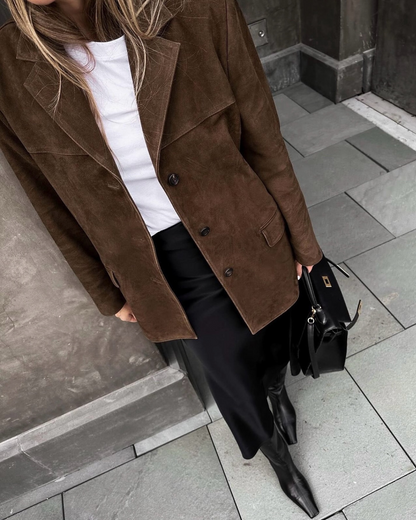 Suede Blazer | Bunny 