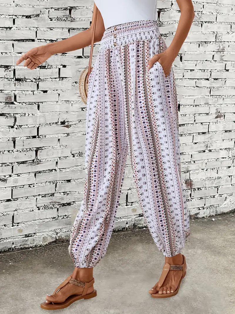 Henriky | Boho high-waisted trousers