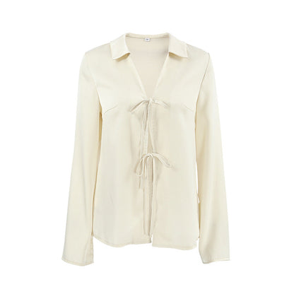 Onni | Satin blouse for beautiful women