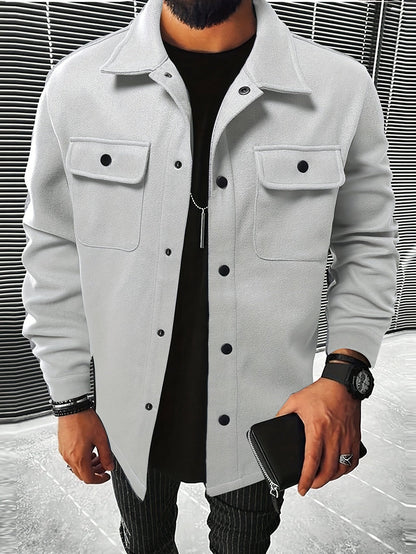 Joris™ Casual Polyester Shirt Jacket
