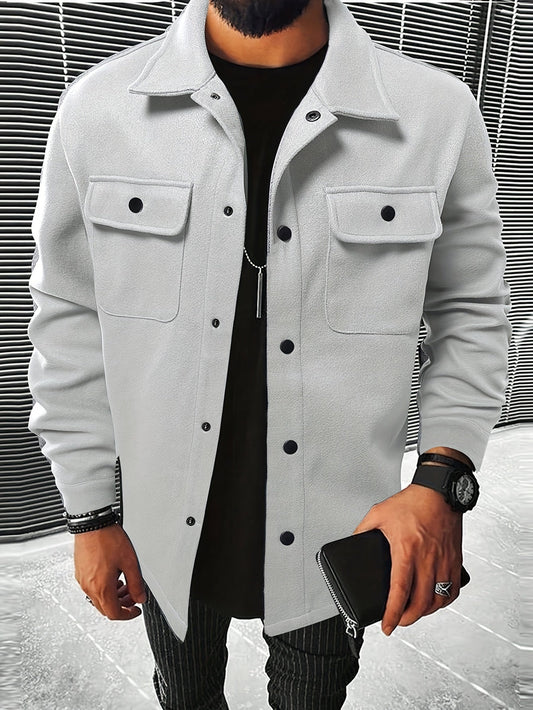 Joris™ Casual Polyester Shirt Jacket