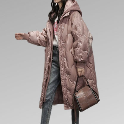 Rozina | Trendy long winter coat for women