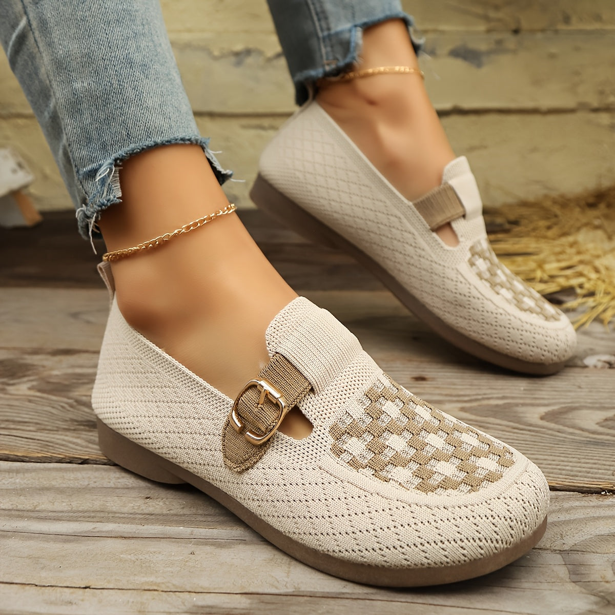 Berro - Orthopedic Stretch Slip-On with Buckle Detail