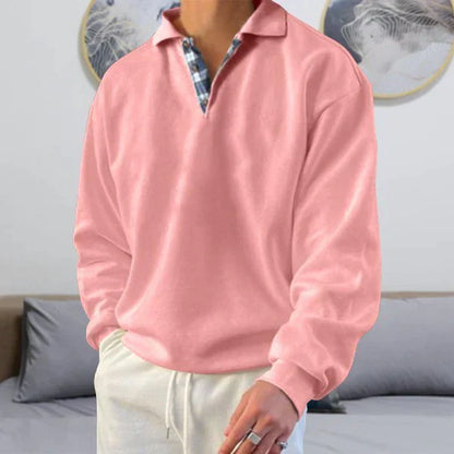 Men's Casual Polo Sweater | Ocean