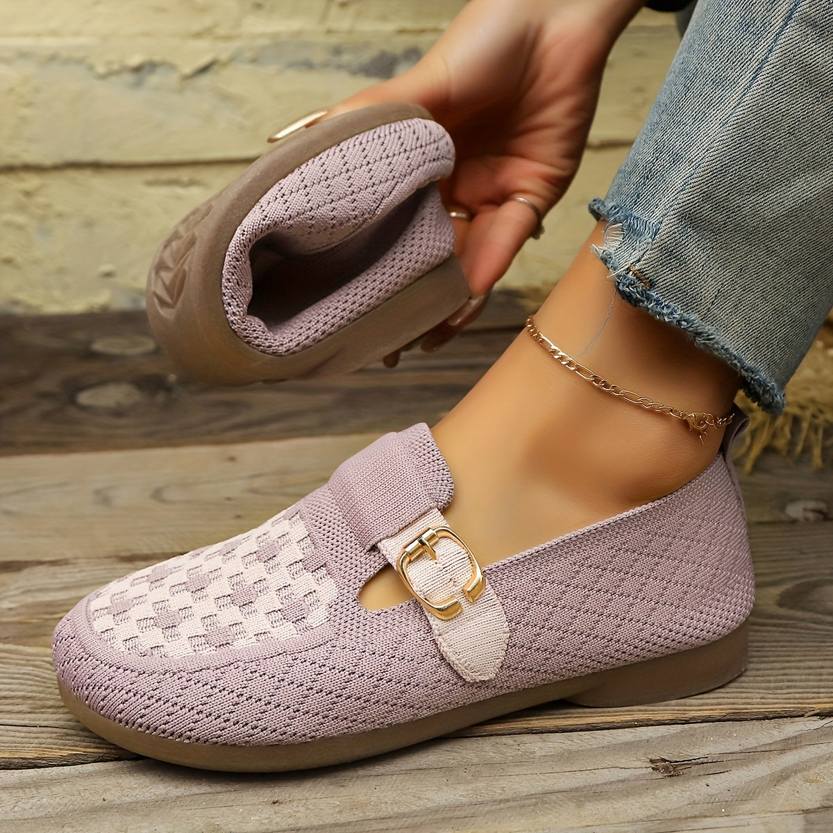 Berro - Orthopedic Stretch Slip-On with Buckle Detail
