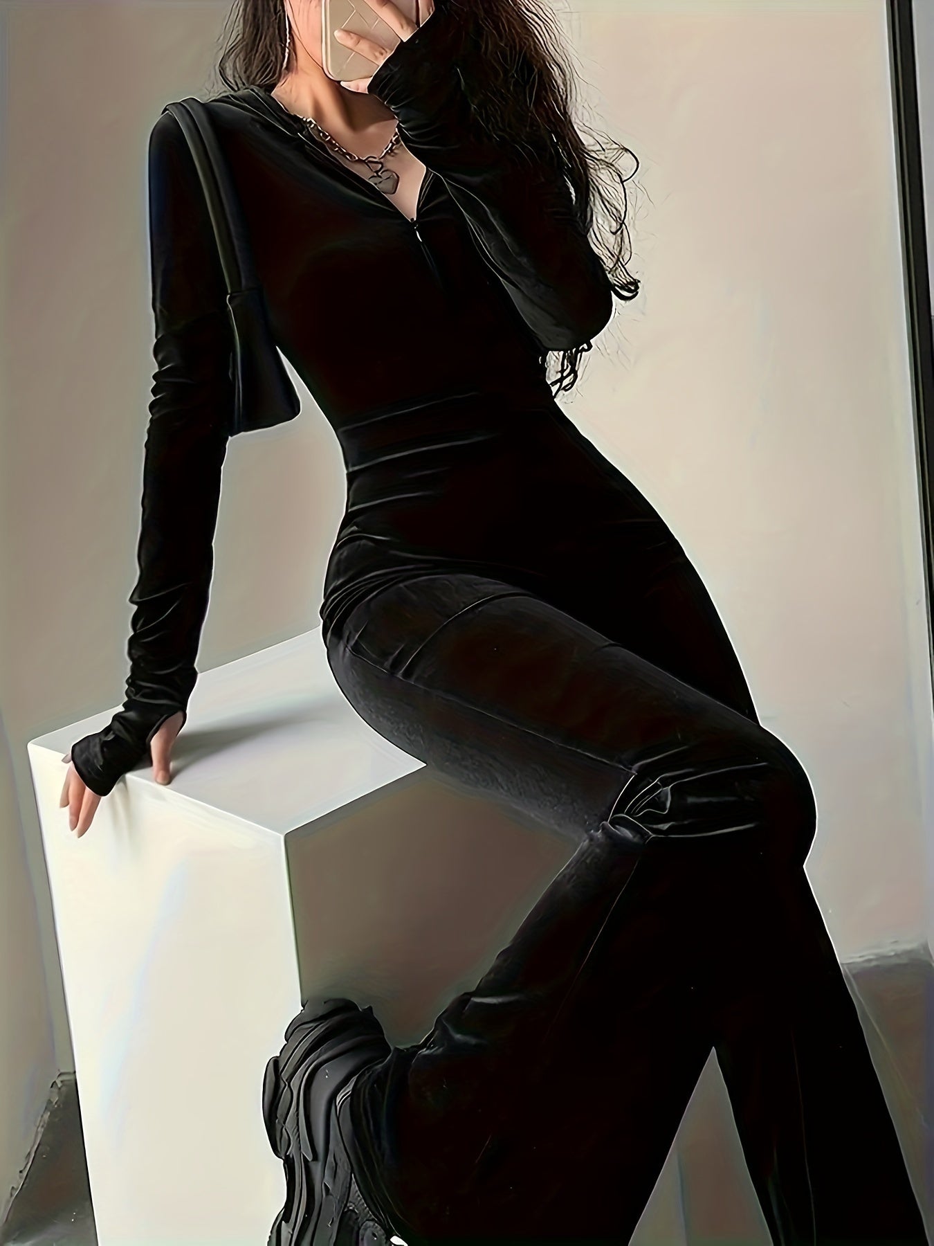 Celeste™ Velvet Luxury Jumpsuit