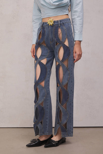 Abigail - Unique Denim Jeans 