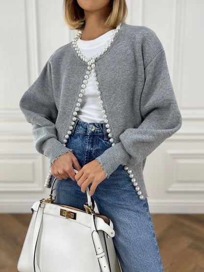 Amélie – Cardigan with Pearls