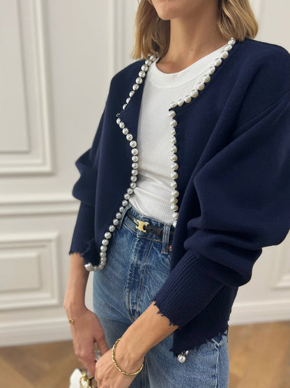 Amélie – Cardigan with Pearls