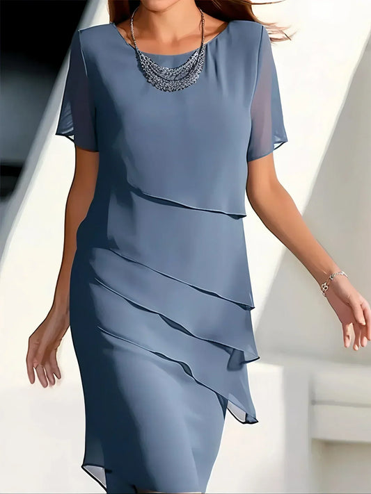 Lena | Elegant dress with ruffles 
