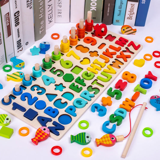 Woods™ | Develop the skills - Montessori wooden playboard