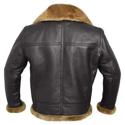 Léo™ | Comfortable vintage vegan leather pilot jacket