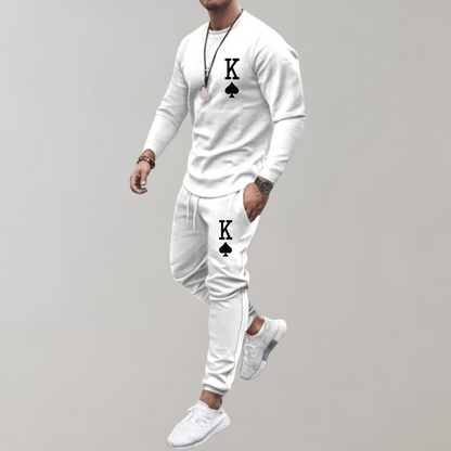 Juan l Trendy tracksuit with letter print for men