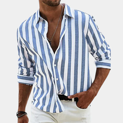 Nyke | Long striped men's shirt
