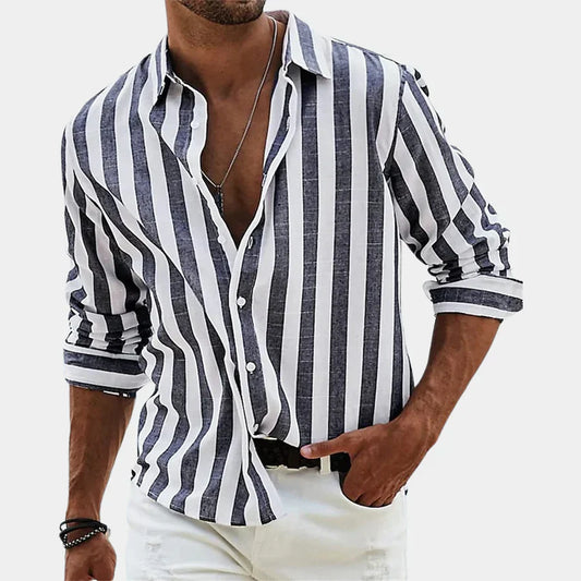 Nyke | Long striped men's shirt