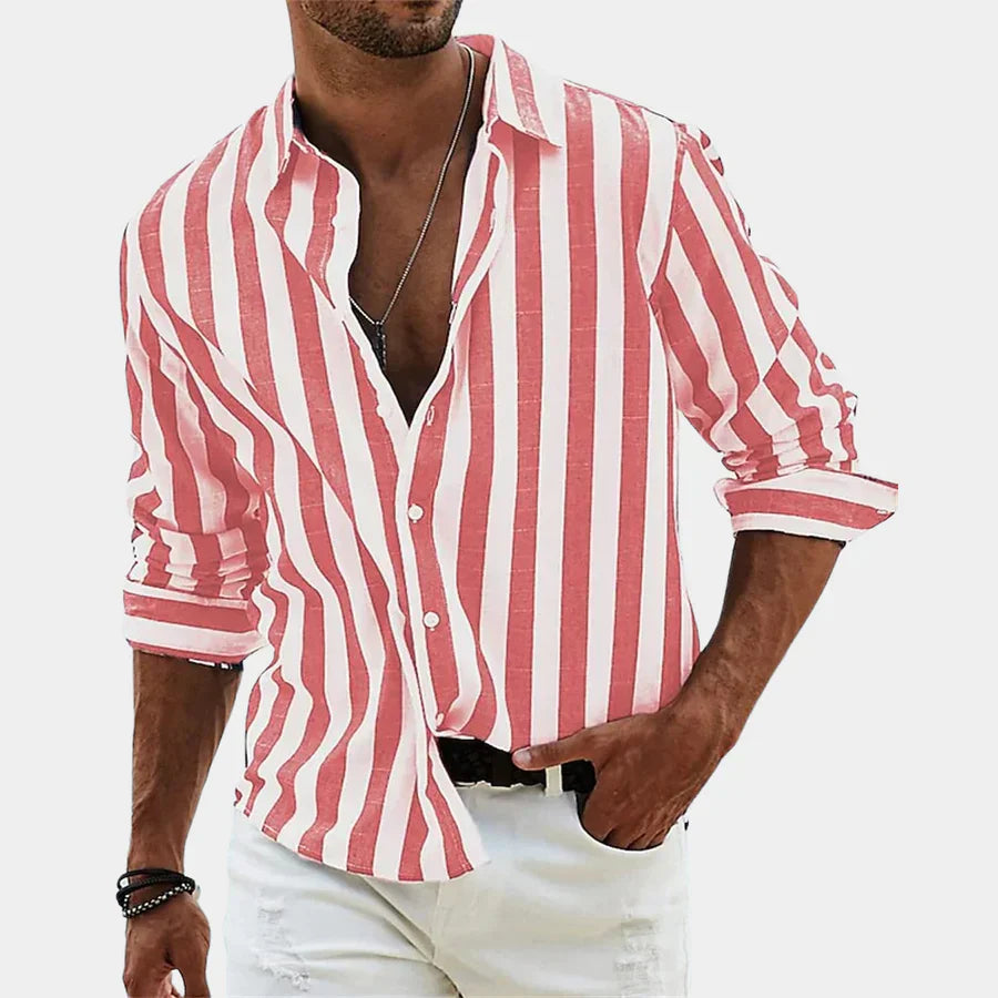 Nyke | Long striped men's shirt