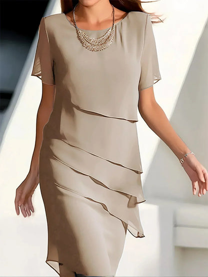 Lena | Elegant dress with ruffles 