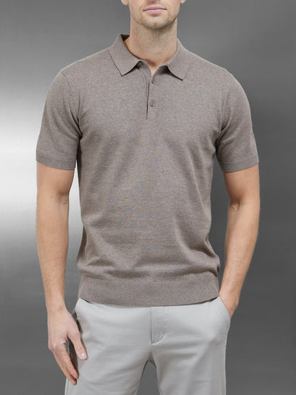 Ivo | Cotton knitted polo shirt