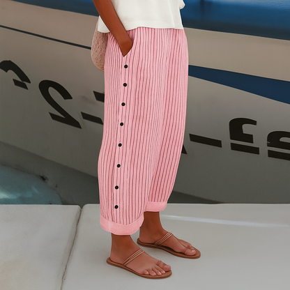 Alave - Airy Linen-Cotton Women's Trousers