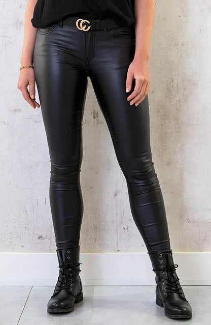 Demelza | Leather Pants