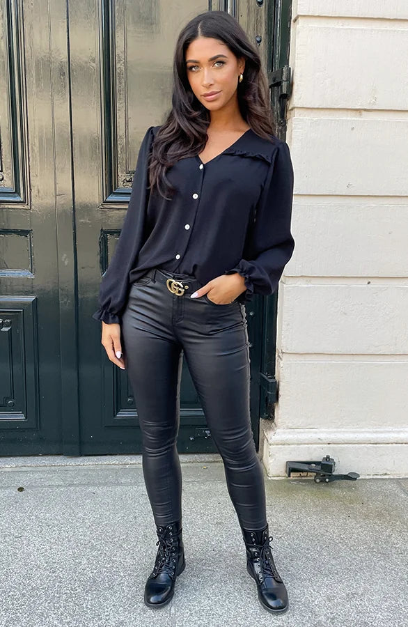Demelza | Leather Pants