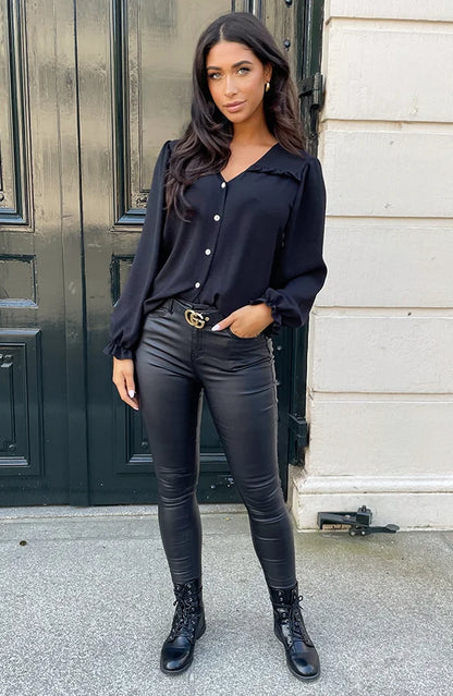 Demelza | Leather Pants
