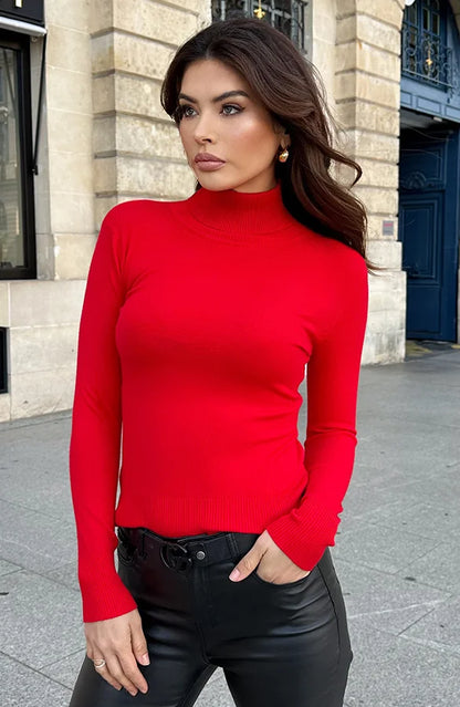 Ayesha | Elegant turtleneck sweater for women