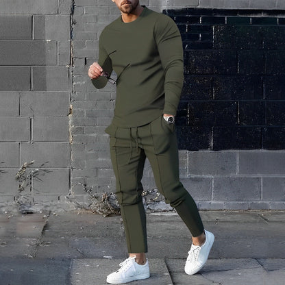 Rex | Trendy warm sweater with pants for men
