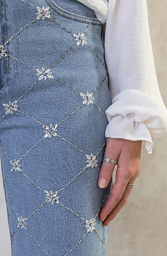 Jessica | Perfect handmade crystal jeans