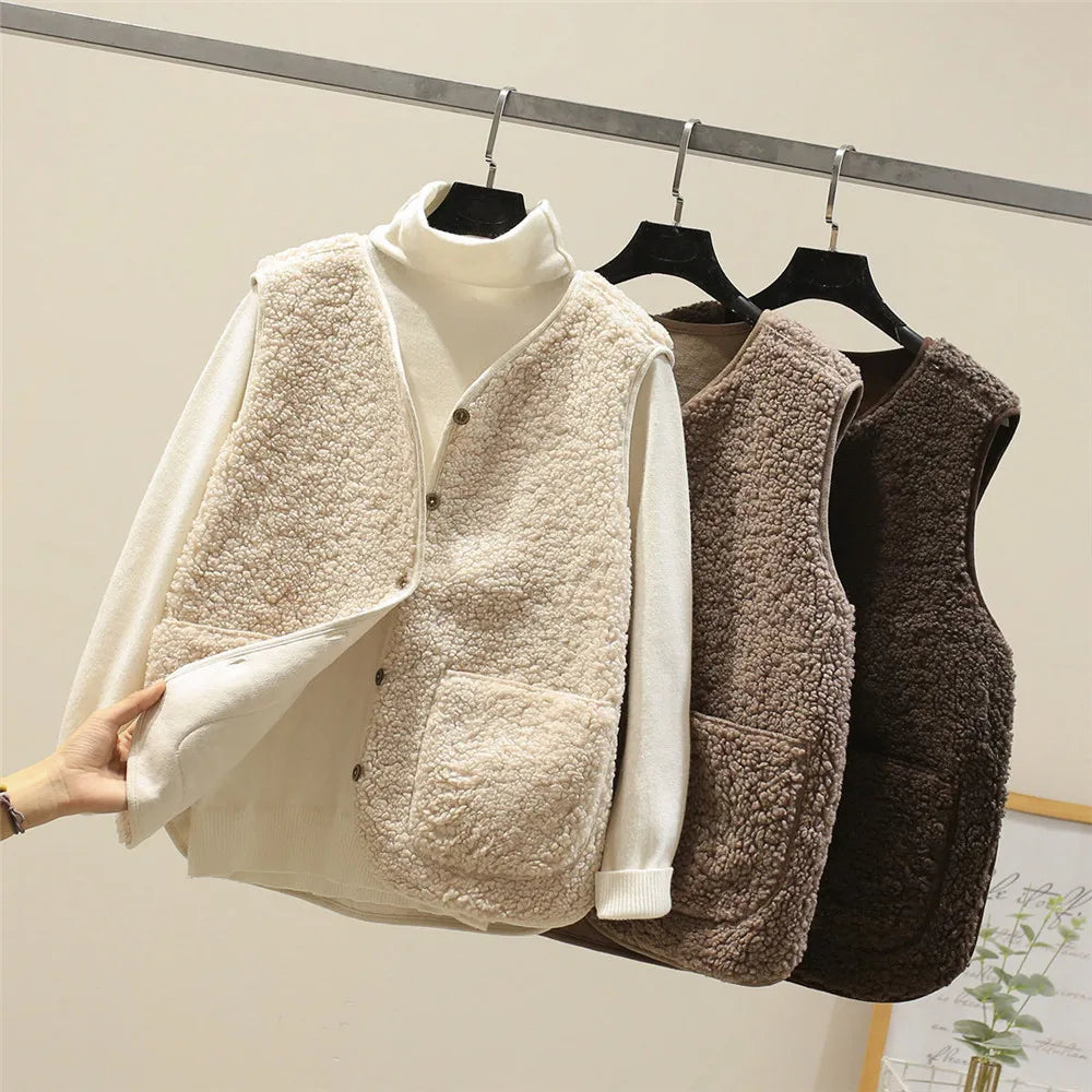 Mia - Classic Sherpa Vest