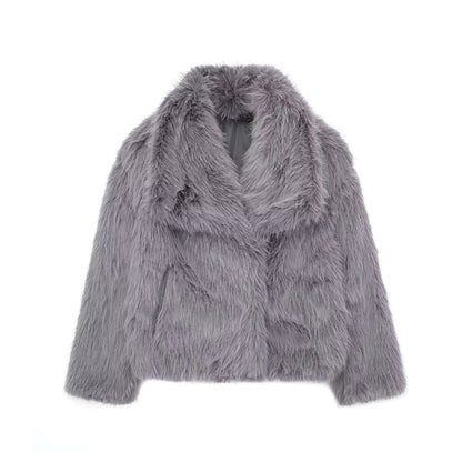 Sofia | Fashionable faux fur coat for women