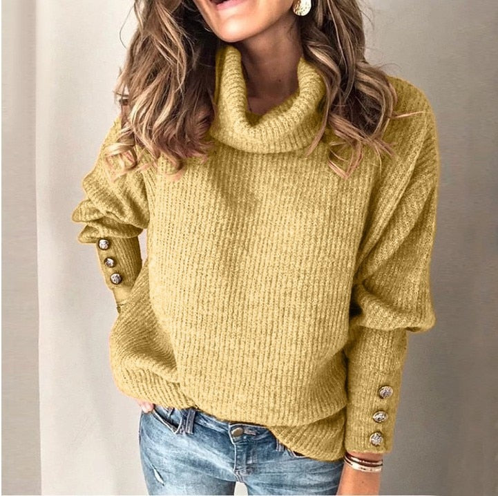 Rune | Trendy warm turtleneck sweater for women