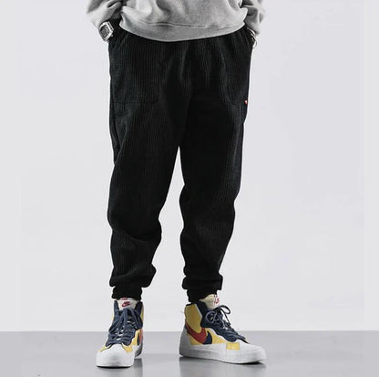 Larry | Comfortable Corduroy Jogging Pants
