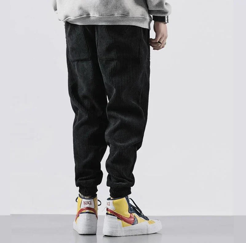 Larry | Comfortable Corduroy Jogging Pants