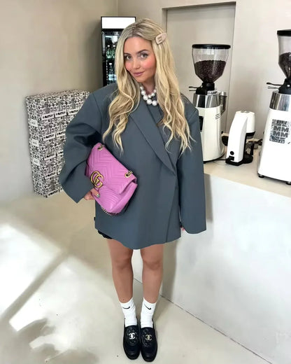 Zoey | Oversized Blazer with a Twist