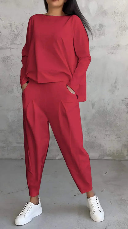 2-piece loungewear set - cozy women's outfit for relaxing days