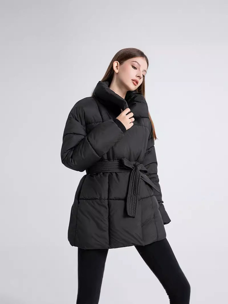 Fiora™ Winter Coat with Elegant Tie Closure