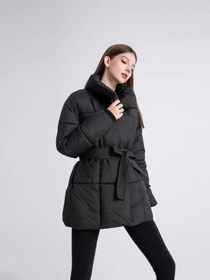 Fiora™ Winter Coat with Elegant Tie Closure