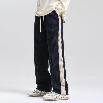 Dave | Structured training pants with side stripes