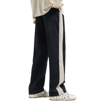 Dave | Structured training pants with side stripes