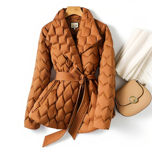 Amina | Classic fleece down jacket for women