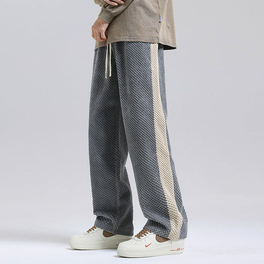 Dave | Structured training pants with side stripes